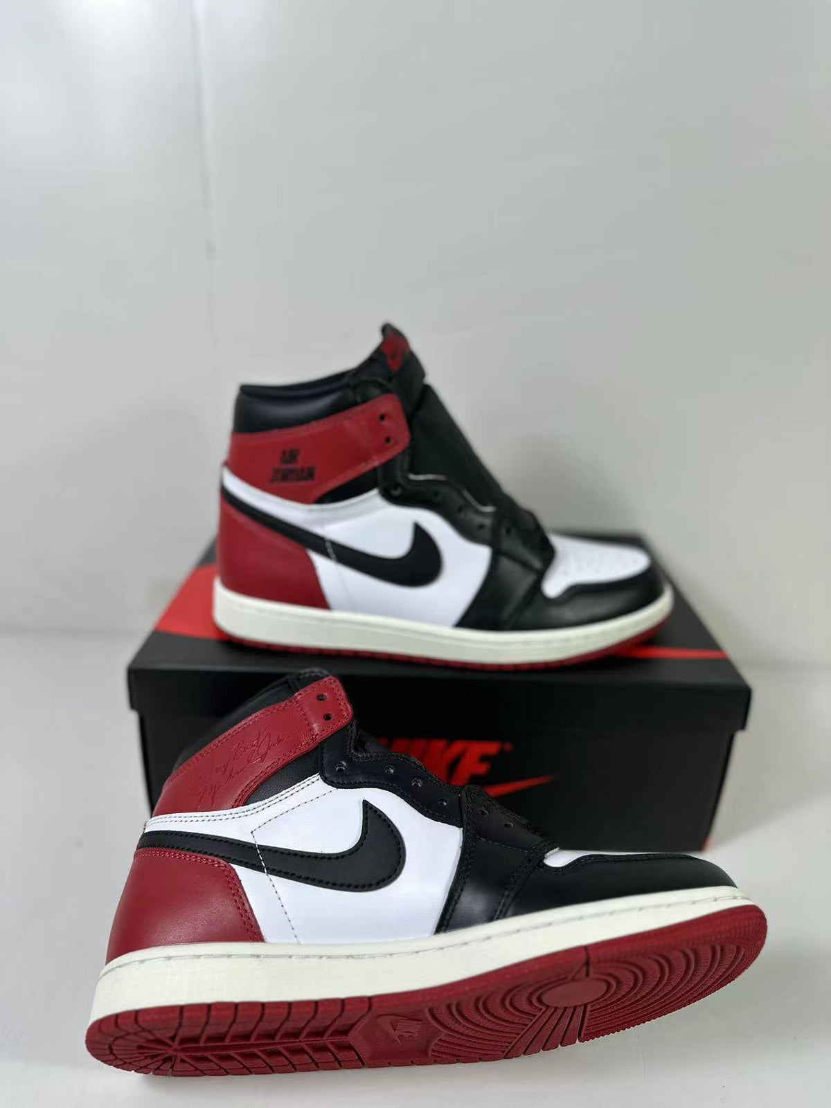 Air Jordan 1 High OG Black Toe Reimagined DZ5485-106 - product image from the listing.
