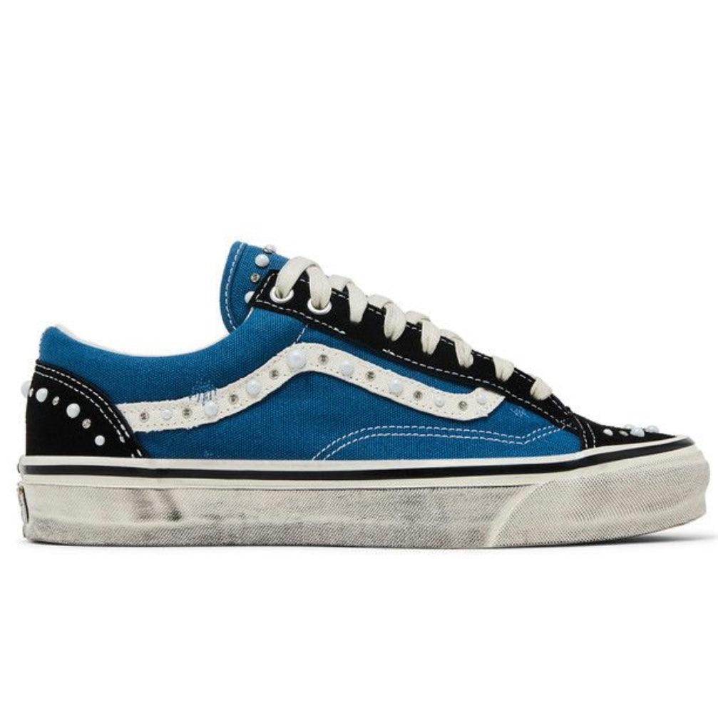 Old Skool Pearlized Navy/Black by Vans - product image from the listing.