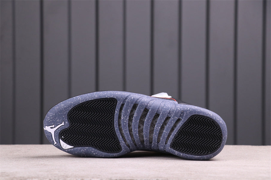 Air Jordan 12 Reverse Flu Game Sneakers Black DC1062-006 - product image from the listing.