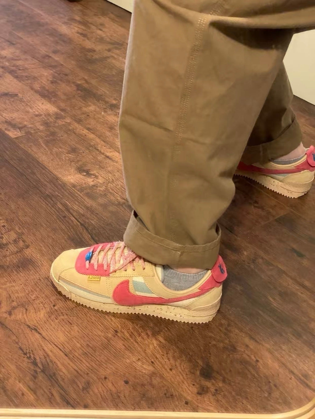 Nike Cortez SP Union LA Sneakers in Sesame DR1413-200 - product image from the listing.