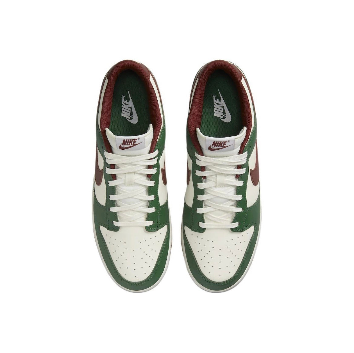 Nike Dunk Low Gorge Sneakers in Green FB7160-161 - product image from the listing.