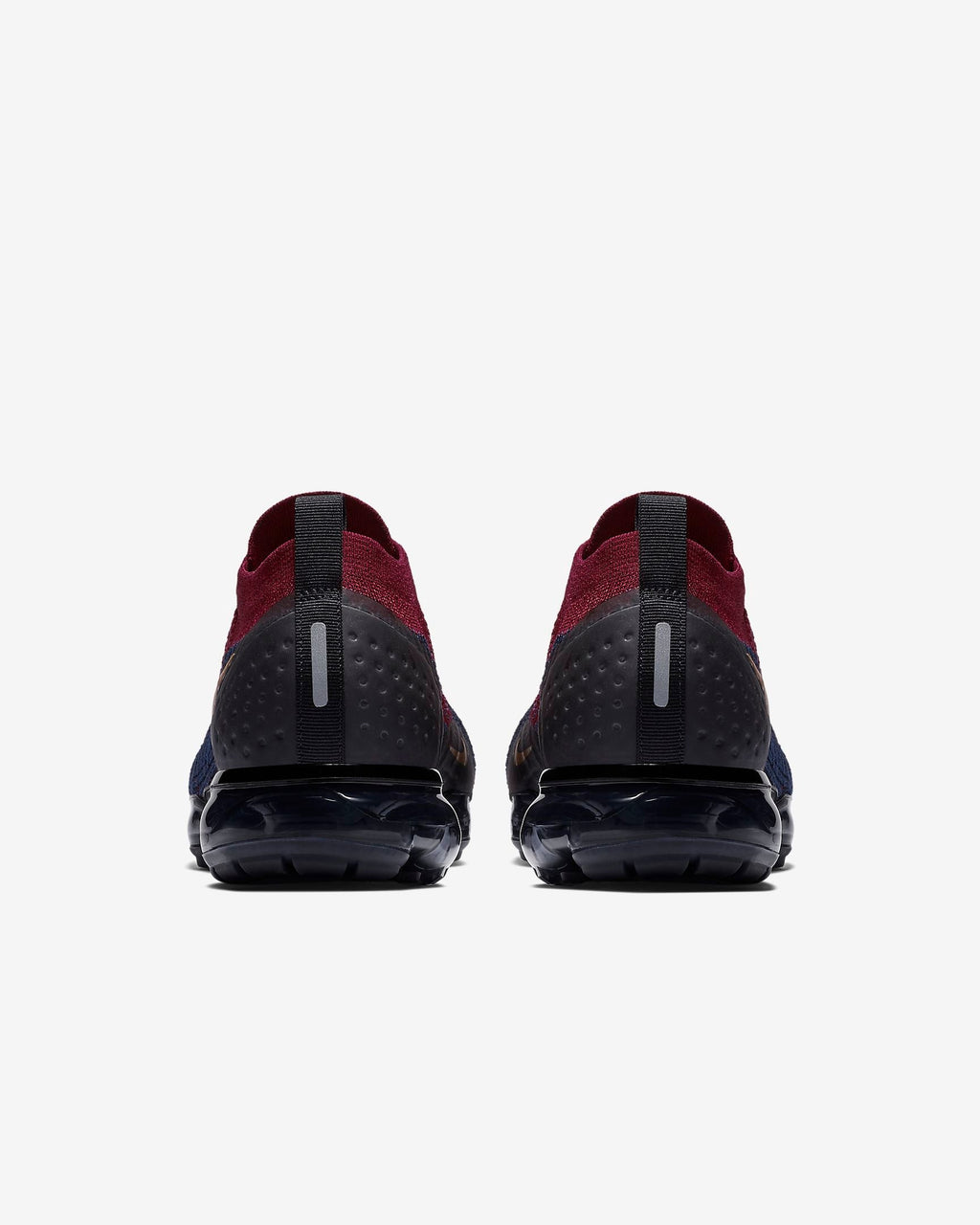 Nike Air VaporMax Flyknit 2 Running Shoes in Burgundy 942842-601 - product image from the listing.