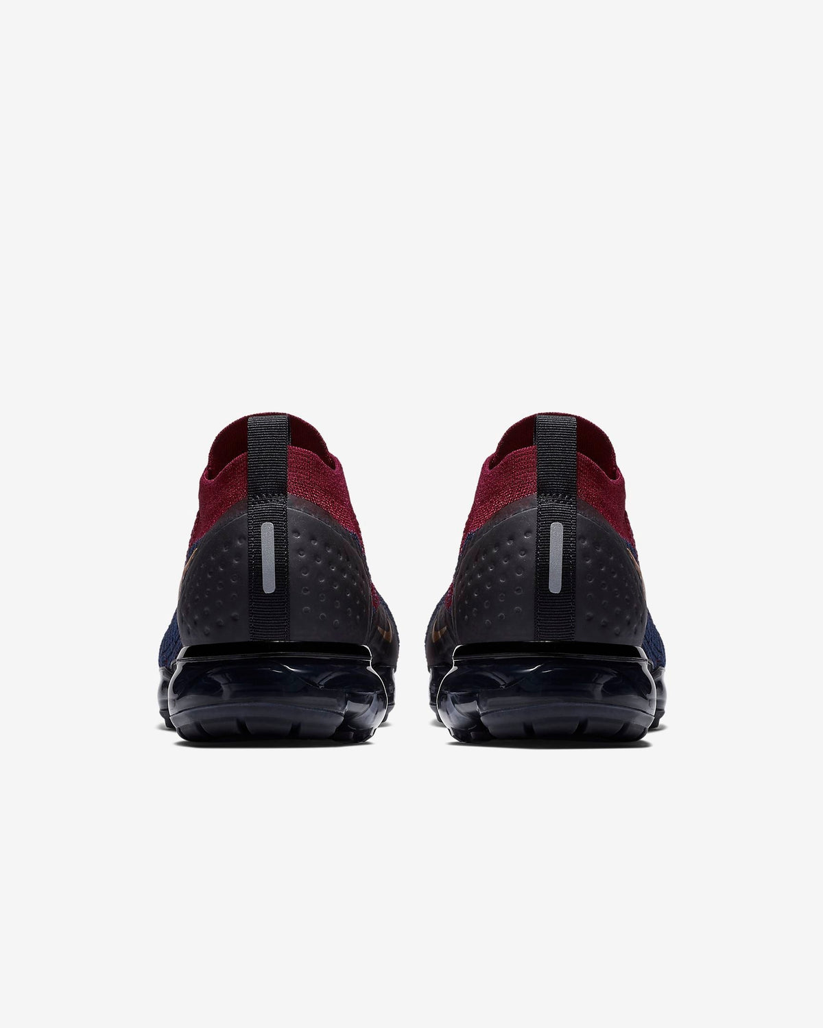 Nike Air VaporMax Flyknit 2 Running Shoes in Burgundy 942842-601 - product image from the listing.