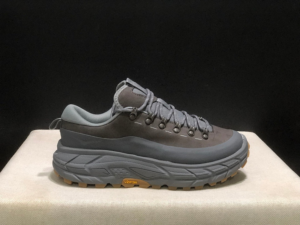 Gray HOKA Tor Summit Trail Sneakers - product image from the listing.