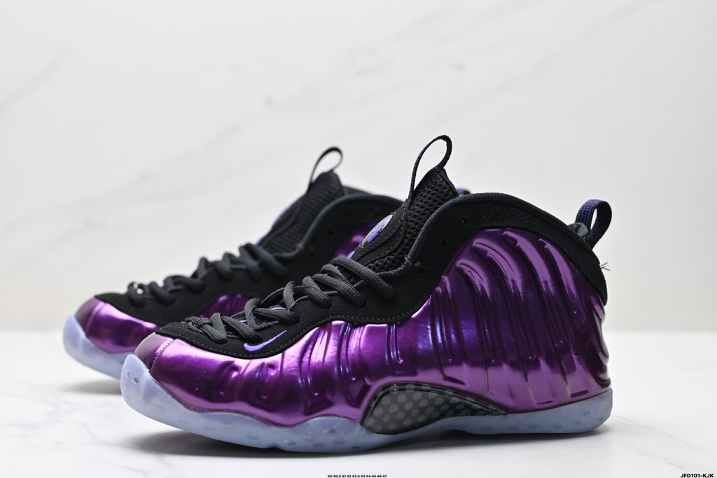 Nike Air Foamposite One Basketball Sneakers in Purple - product image from the listing.