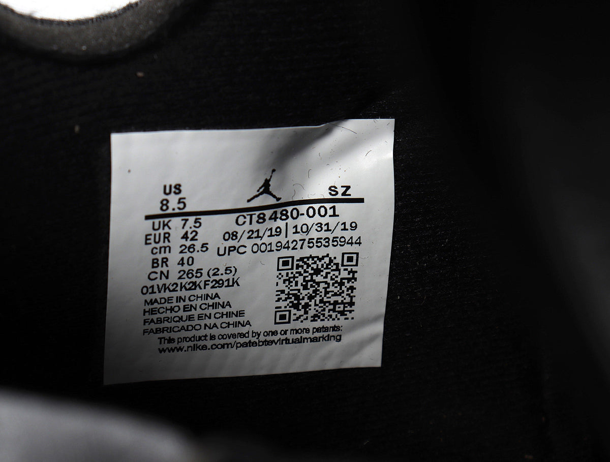 Jordan Why Not Zer0.2 Carbon Basketball Shoes in Black CT8480-001 - product image from the listing.