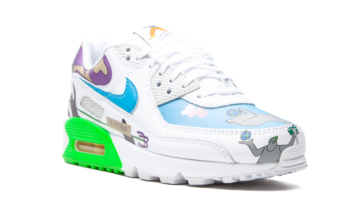 "Ruohan Wang" Flyleather Air Max 90 QS CZ3992 900 - product image from the listing.