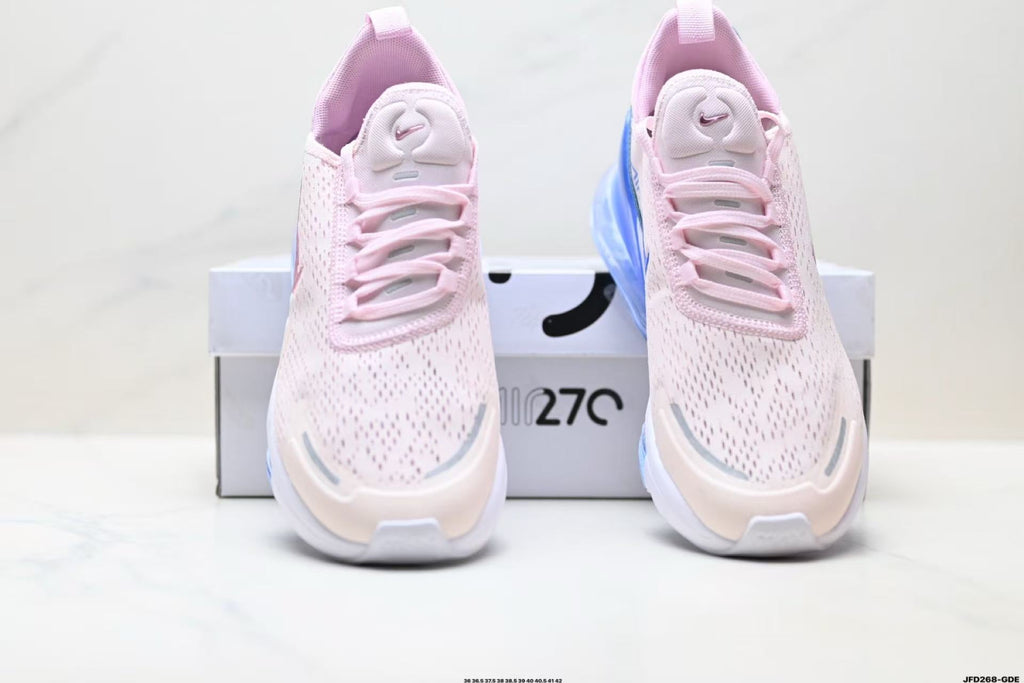 Nike Air Max 270 Sneakers in White Pink Blue JFD268-GE - product image from the listing.