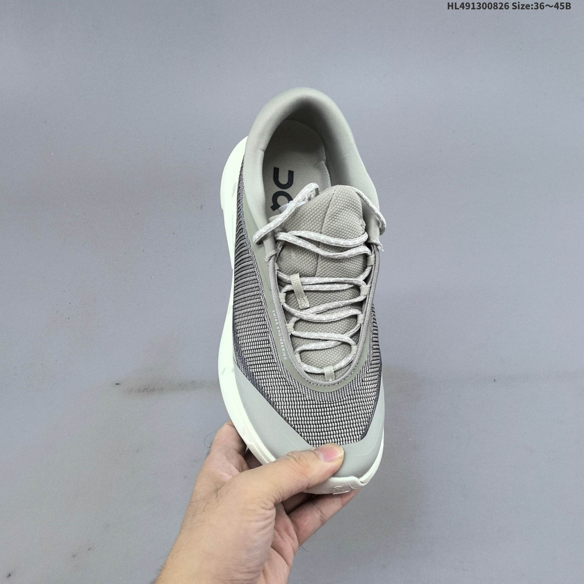 Gray On CloudsoMA Trail Running Shoes - product image from the listing.