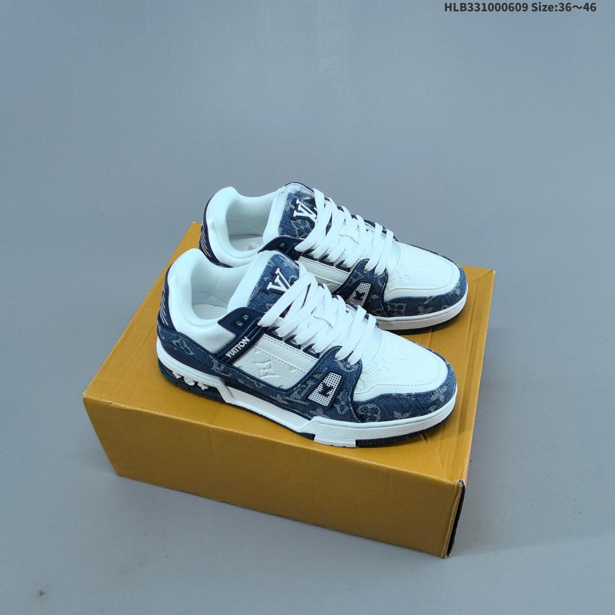 Louis Vuitton Trainer Low-Cut Sneakers, Multiple Colors - product image from the listing.