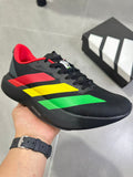 Adidas Lightstrike Pro Running Shoes, in Black Green Yellow Red KJ6160 - product image from the listing.