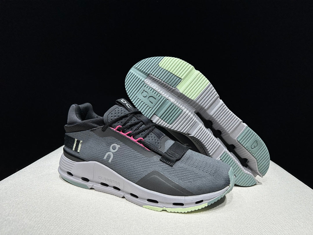 Gray and Black On Cloudnova 2 Sneakers - product image from the listing.