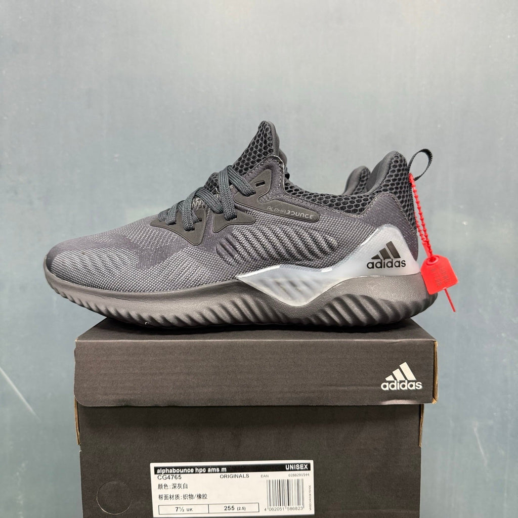 adidas Alphabounce HPC AMS Sneakers in Gray White - product image from the listing.