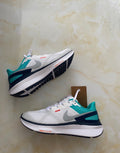 Nike Structure 25 Road Running Shoes in White Green DJ7884-102 - product image from the listing.