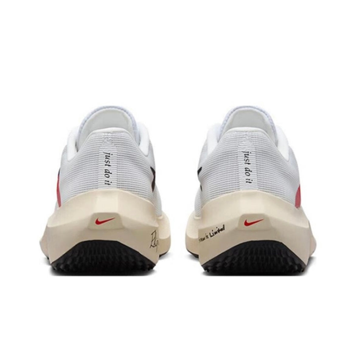 Nike Zoom Fly 5 Running Shoes in White Red FD6562-100 - product image from the listing.