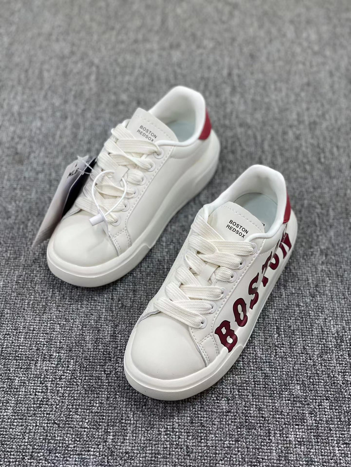 White MLB Chunky Low-Top Sneakers - product image from the listing.