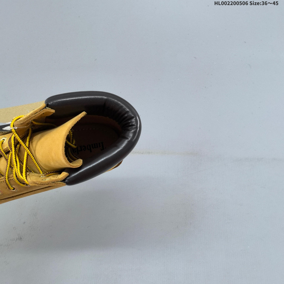 6-Inch Leather Boots in Wheat by Timberland - product image from the listing.