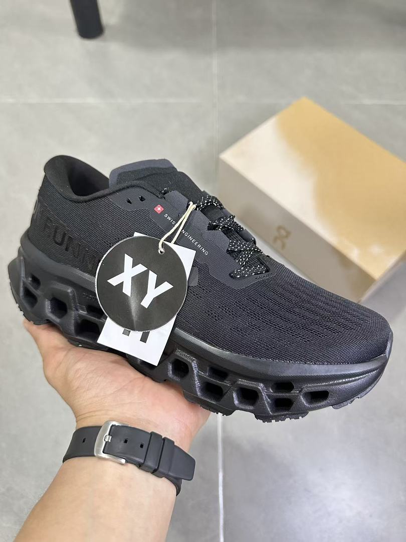 On Running Cloudmonster 2 Running Shoes in Black - product image from the listing.