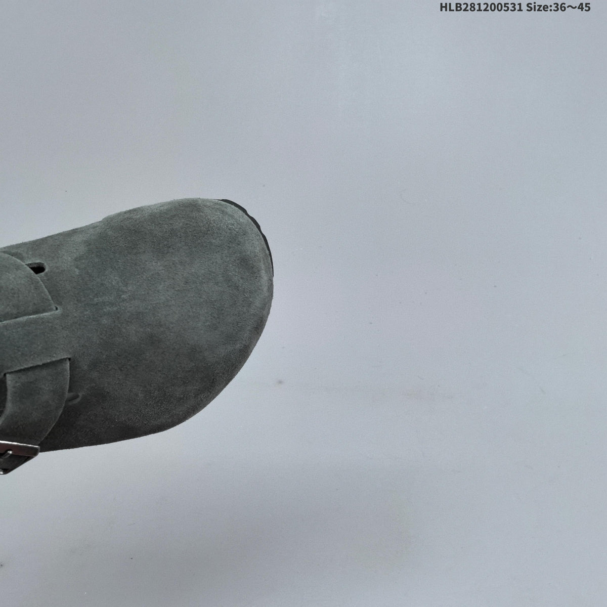 Gray Birkenstock Boston Shearling Clog - product image from the listing.