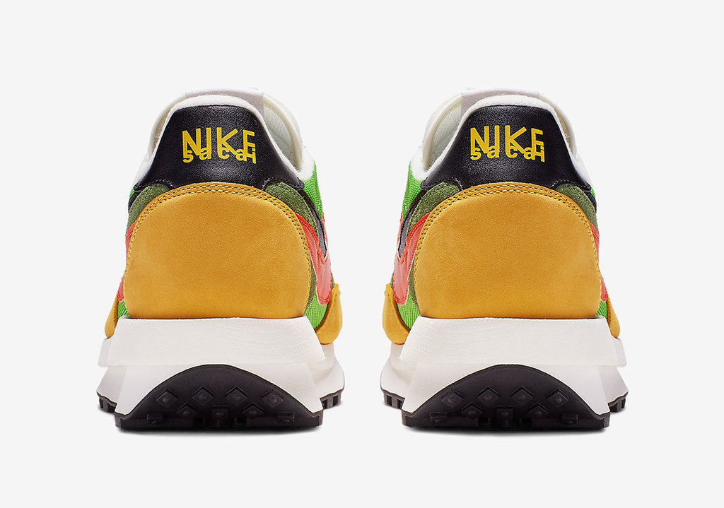 Nike x sacai LDV Waffle Sneakers in Green BV0073-300 - product image from the listing.