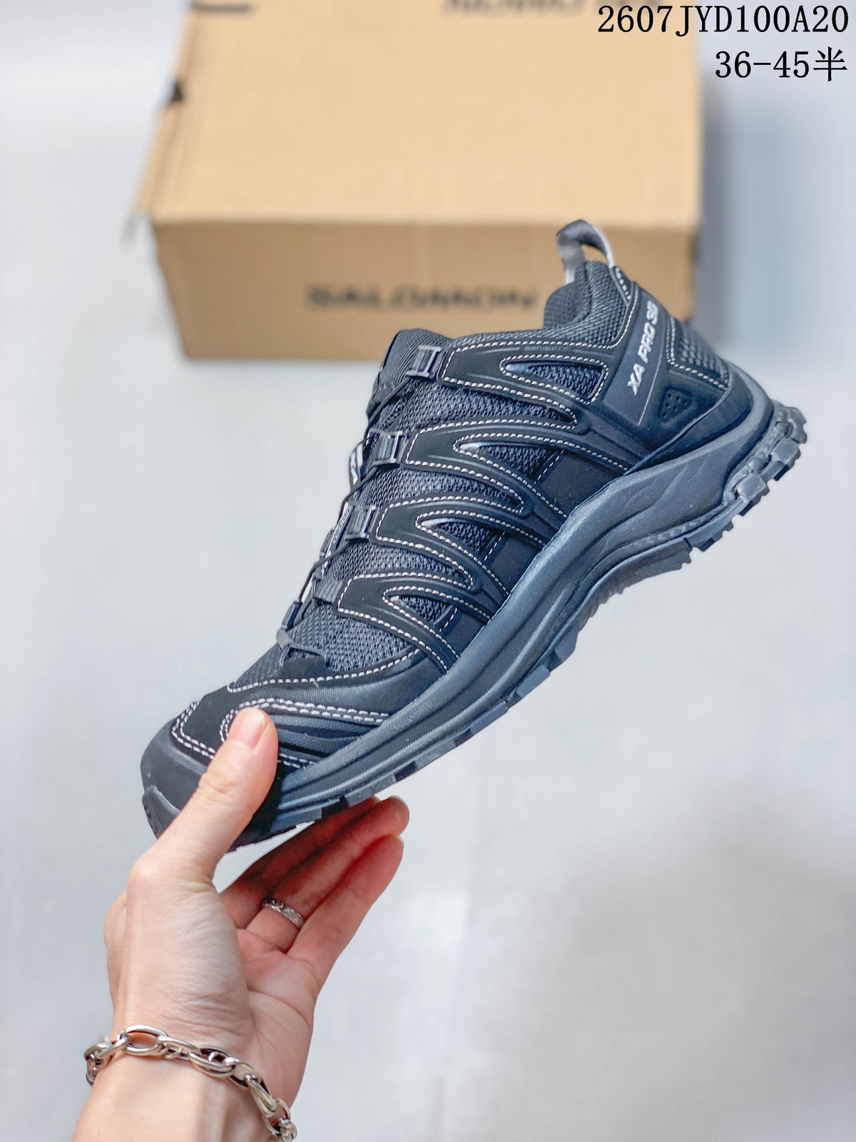 Salomon XA PRO 3D Trail Running Shoes in Black - product image from the listing.