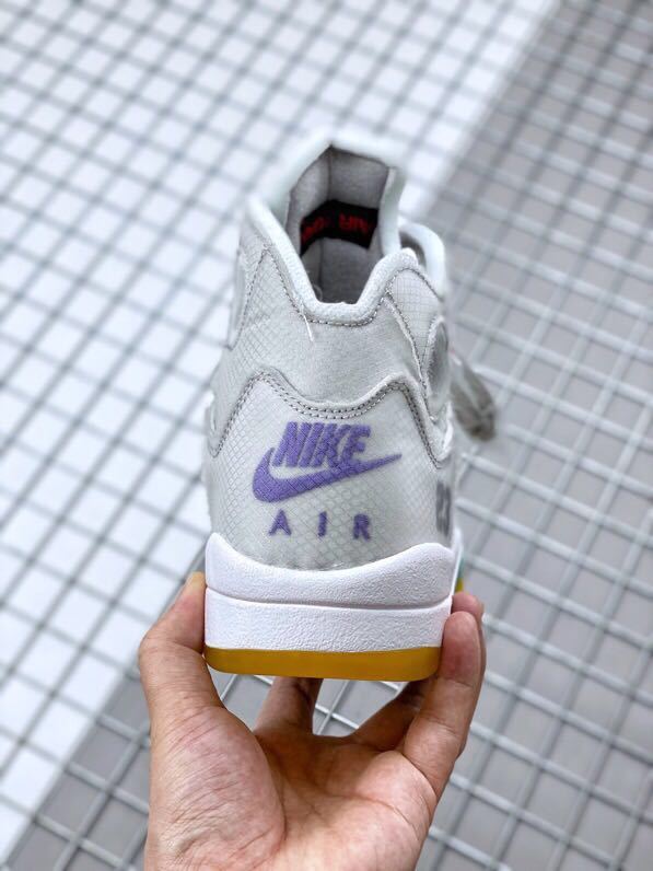 Air Jordan 5 x Off-White Sneakers in Grey CT8480-105 - product image from the listing.