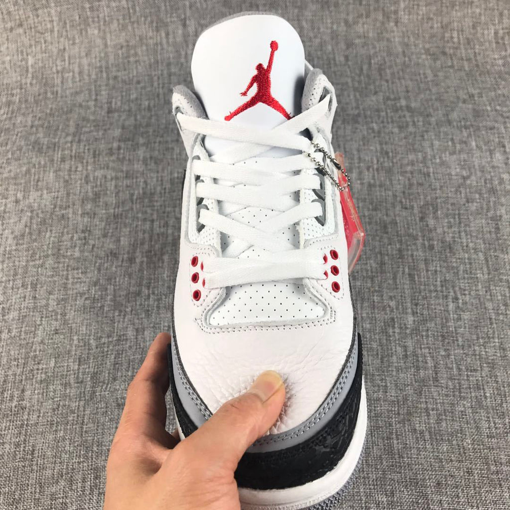 Air Jordan 3 White Cement Sneakers AQ3835-160 - product image from the listing.