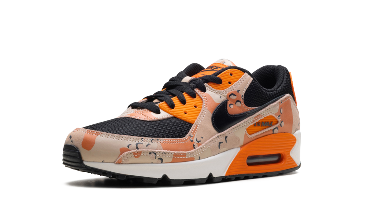 "Bio Beige / Safety Orange / Phantom / Black" Air Max 90 Premium IF1721 201 - product image from the listing.