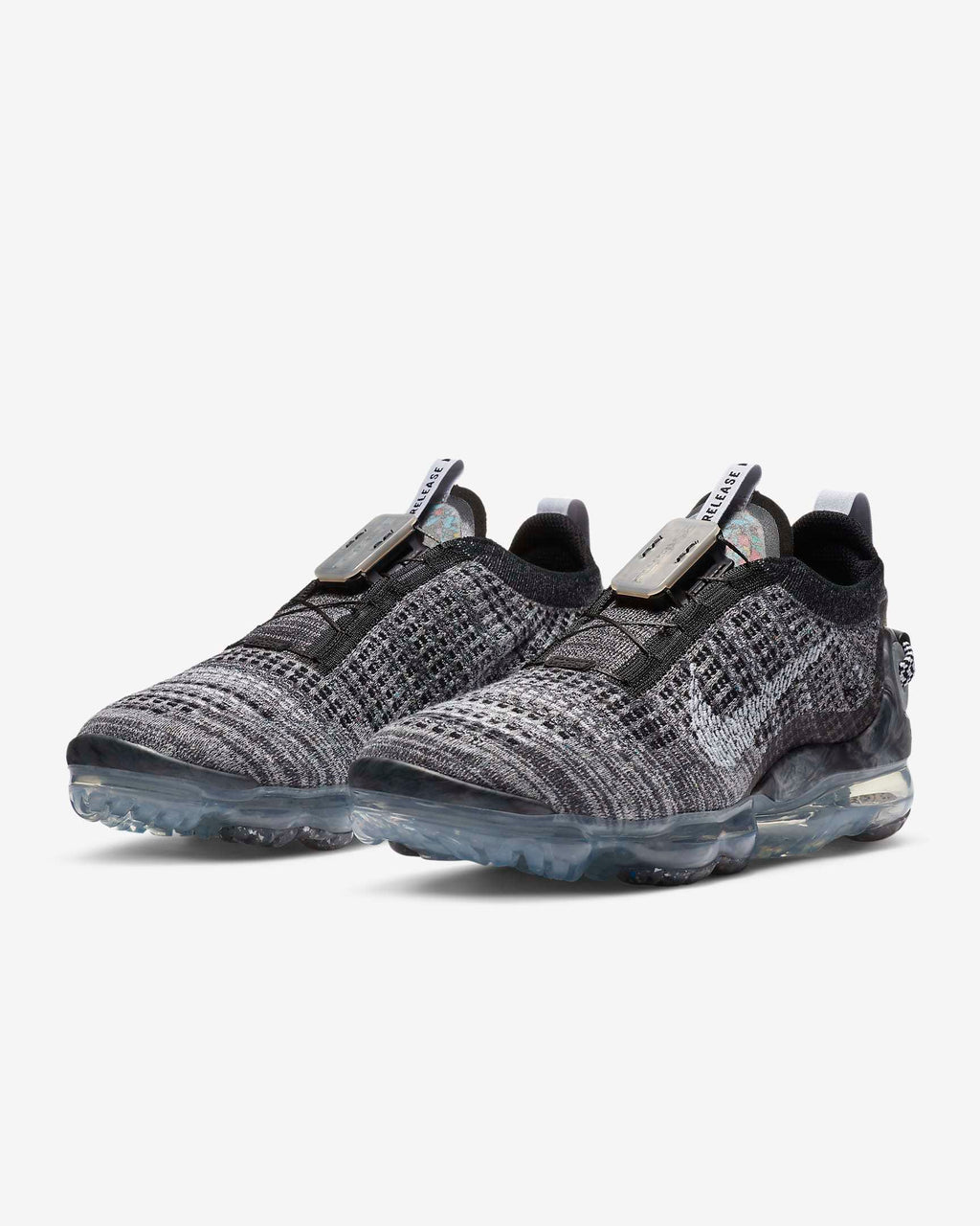 Nike Air VaporMax 2020 Flyknit Sneakers in Black Gray CT1823-001 - product image from the listing.