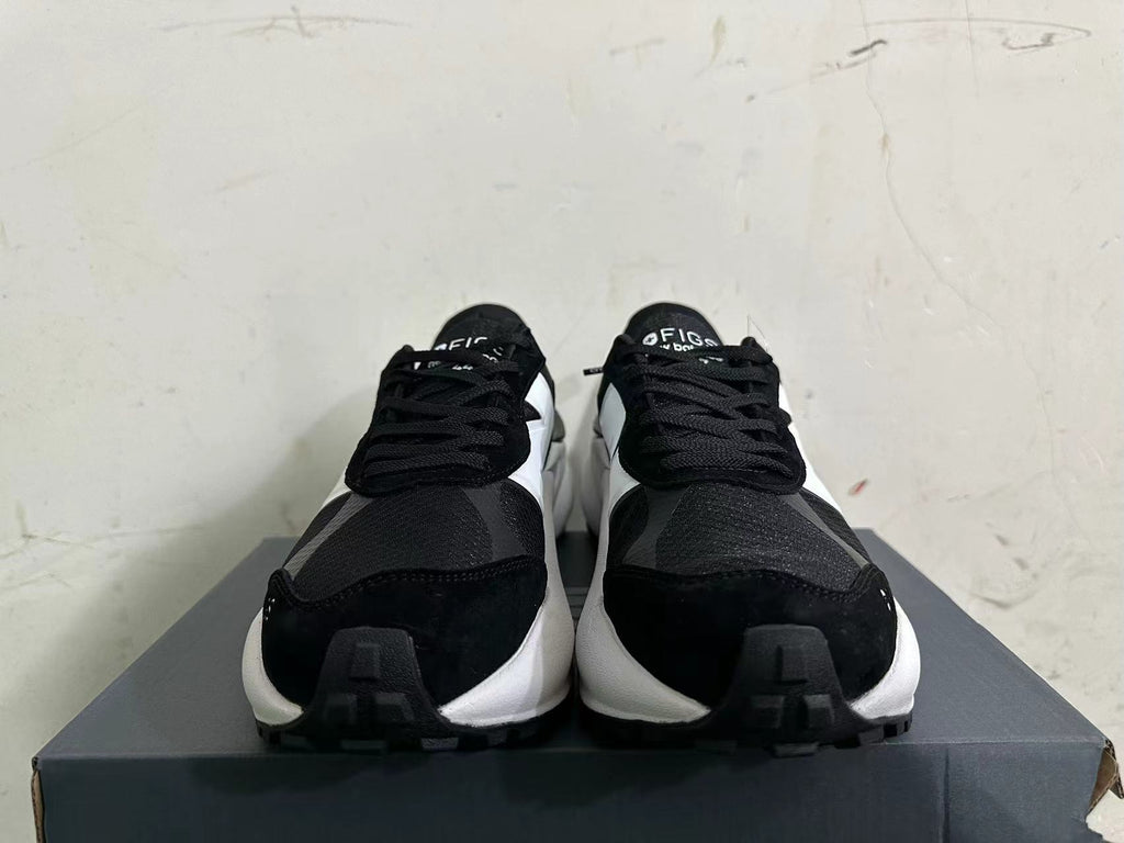 New Balance 3447 Sneakers in Black and White - product image from the listing.