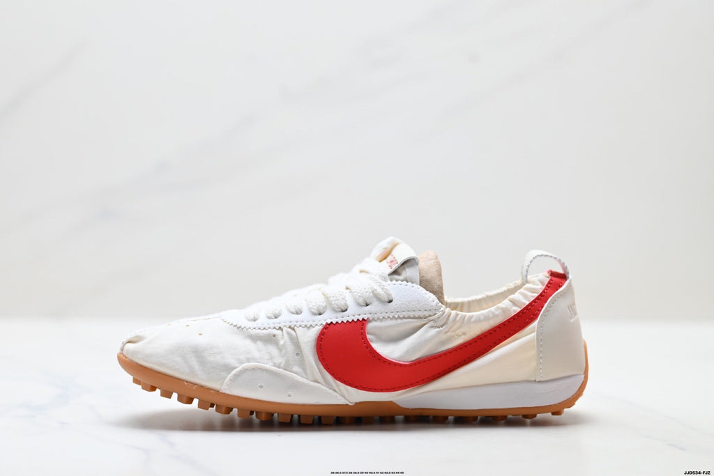 White and Red Nike x Jacquemus Low-Profile Sneakers - product image from the listing.