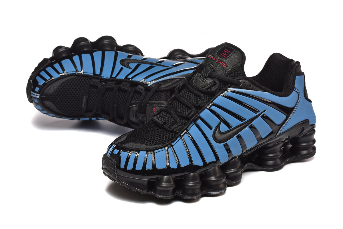 Pink and Black Nike Shox TL Sneakers - product image from the listing.