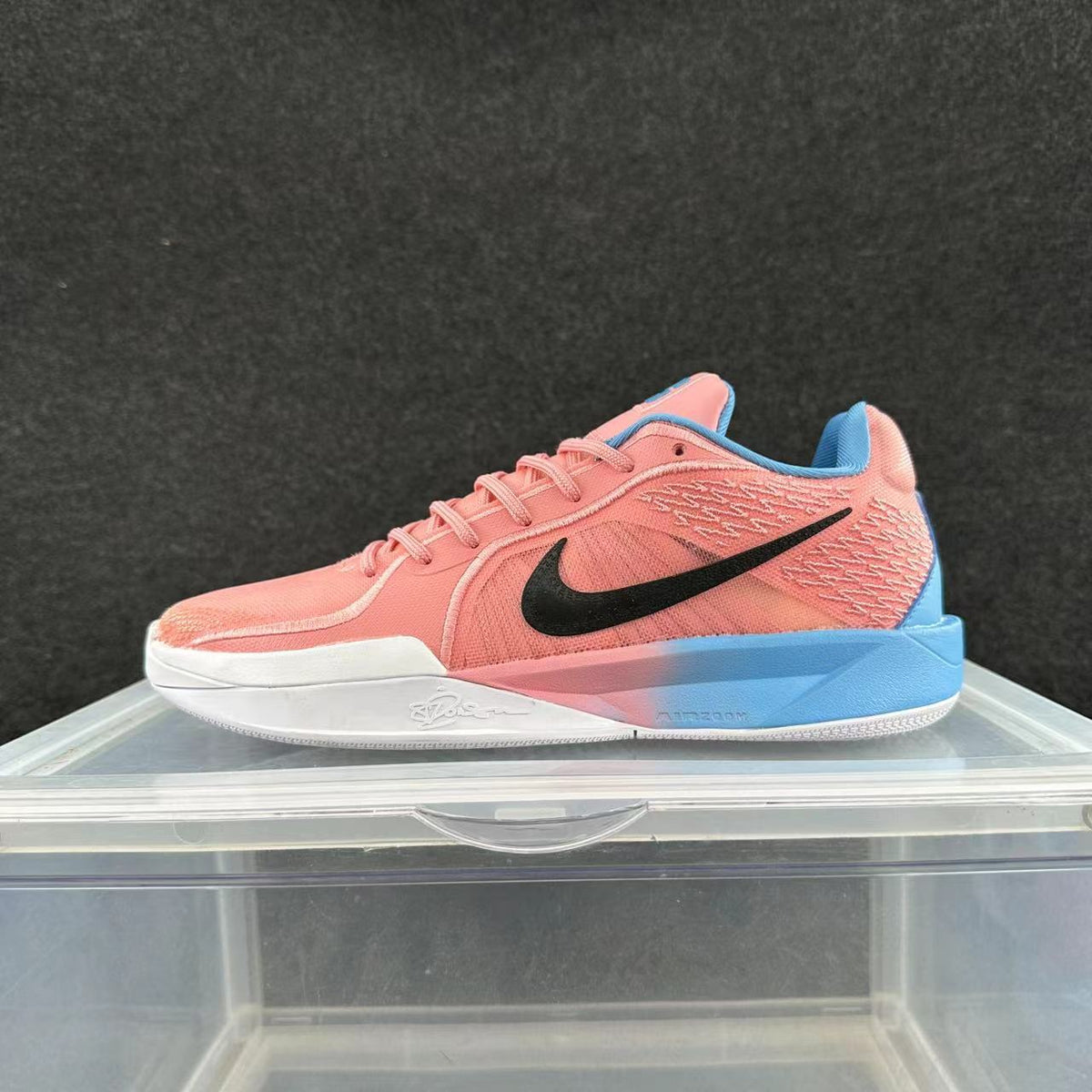 Nike Kobe 8 Basketball Shoes in Pink Blue - product image from the listing.