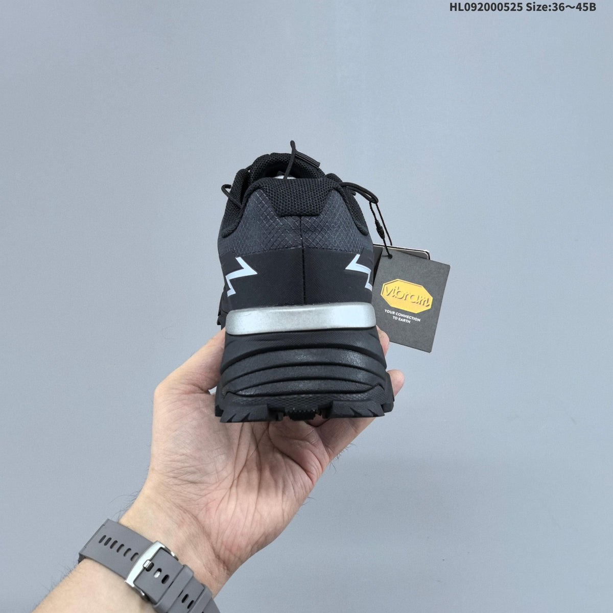 KAILAS Expedition Low-Cut Hiking Shoes, in Black - product image from the listing.