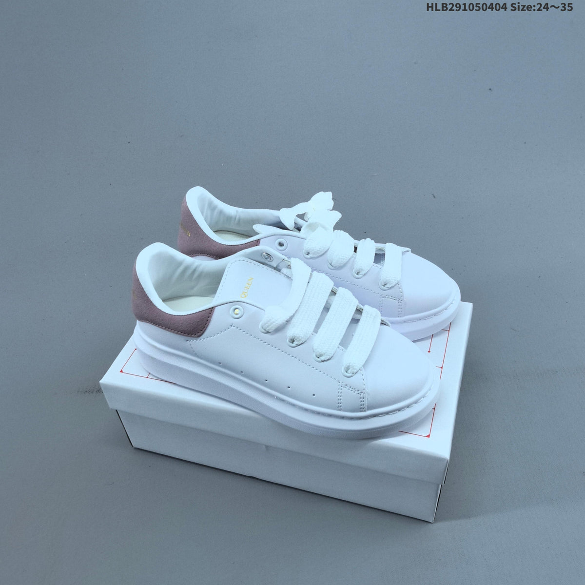 Alexander McQueen Kids Low-Cut Sneakers with Hook-and-Loop Straps - product image from the listing.