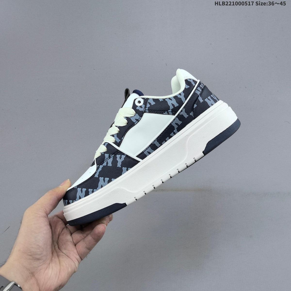 MLB New York Yankees Platform Sneakers, in Navy and White - product image from the listing.
