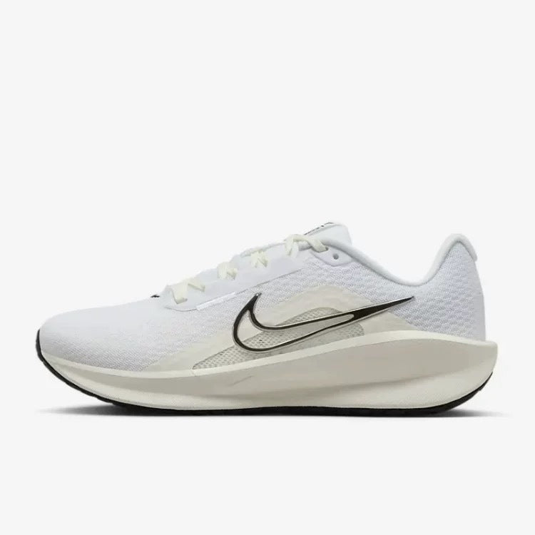 Nike Downshifter 13 Running Shoes in White Silver FD6476-100 - product image from the listing.