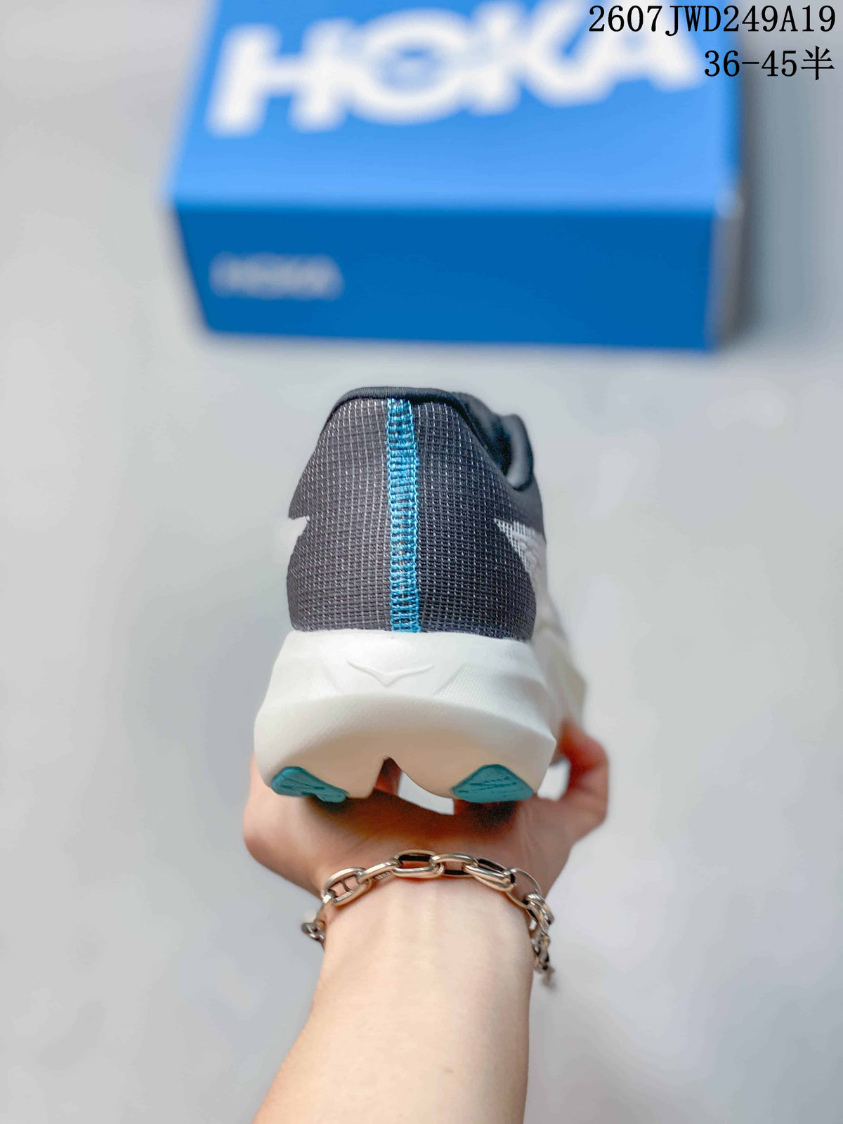 Hoka MAFATE X Trail Sneakers for Running, Mountain Fog - product image from the listing.