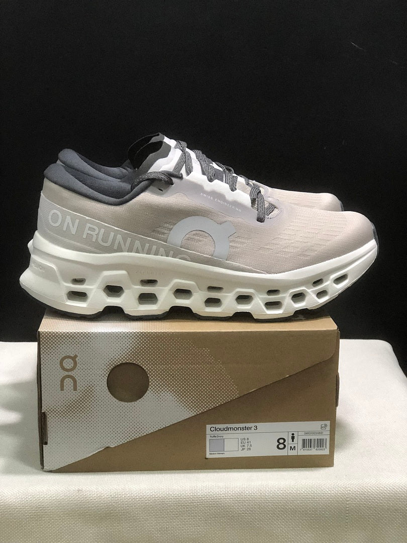 Gray On Cloudmonster 3 Running Shoes - product image from the listing.