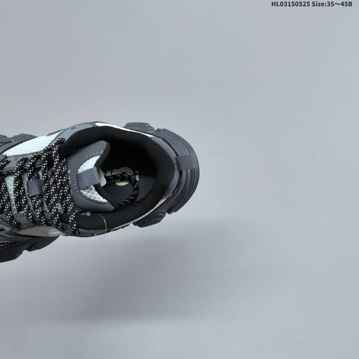 Gray and White MLB Winner Chunky Low-Top Sneakers - product image from the listing.