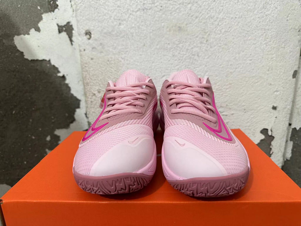 Nike Precision 7 Basketball Shoes in Pink - product image from the listing.