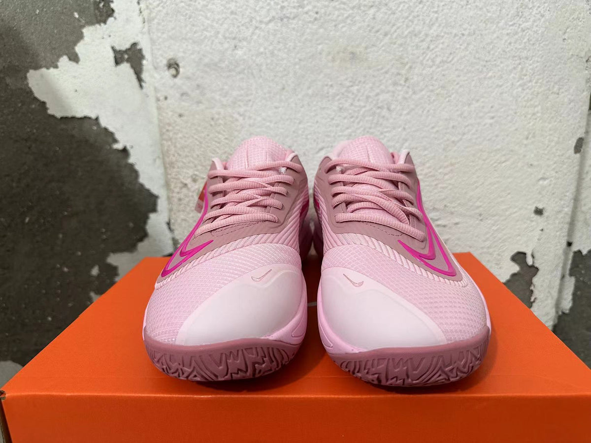 Nike Precision 7 Basketball Shoes in Pink - product image from the listing.