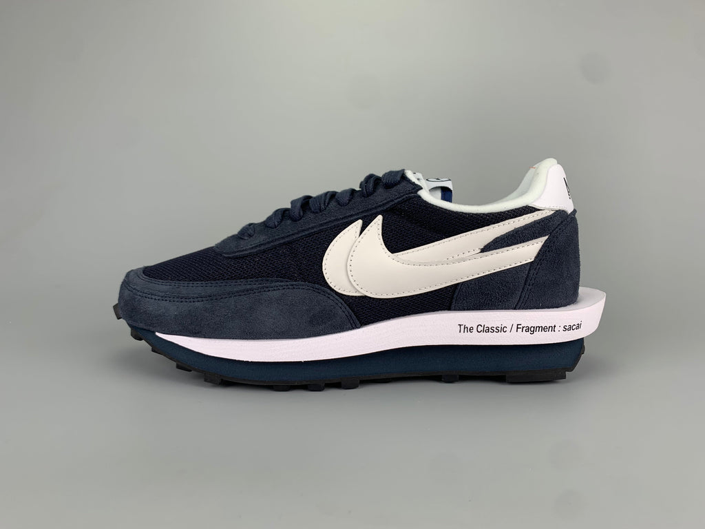 Nike LDWaffle Fragment sacai Sneakers in Navy DH2684-400 - product image from the listing.