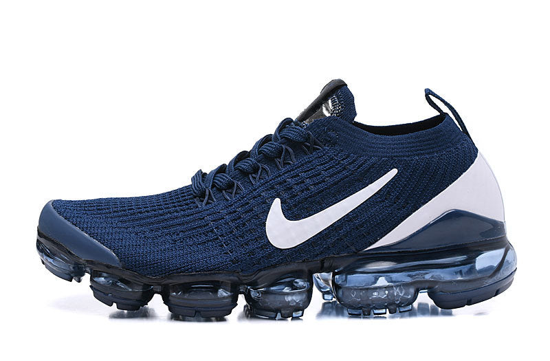 Nike Air VaporMax Flyknit 3 Sneakers in Navy AJ6900-400 - product image from the listing.