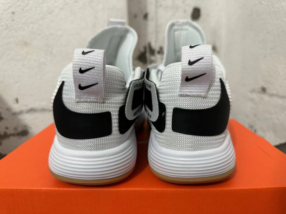 Nike HyperBet Basketball Shoes in White Black Gum - product image from the listing.