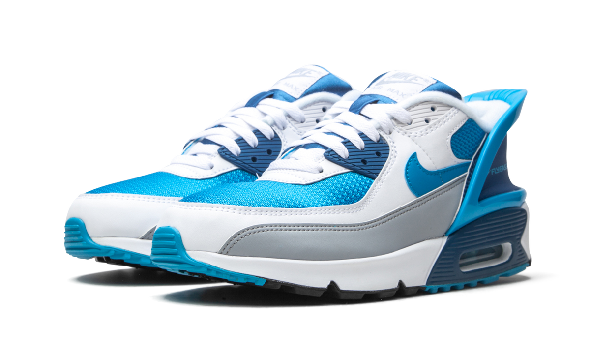 "Laser Blue" Air Max 90 FlyEase GS CV0526 103 - product image from the listing.