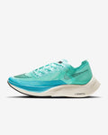 Nike ZoomX Vaporfly NEXT% 2 Running Shoes in Teal Blue CU4111-300 - product image from the listing.