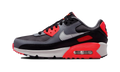 "Black Cool Grey Bright Crimson Photon Dust" Air Max 90 GS HF6358 005 - product image from the listing.