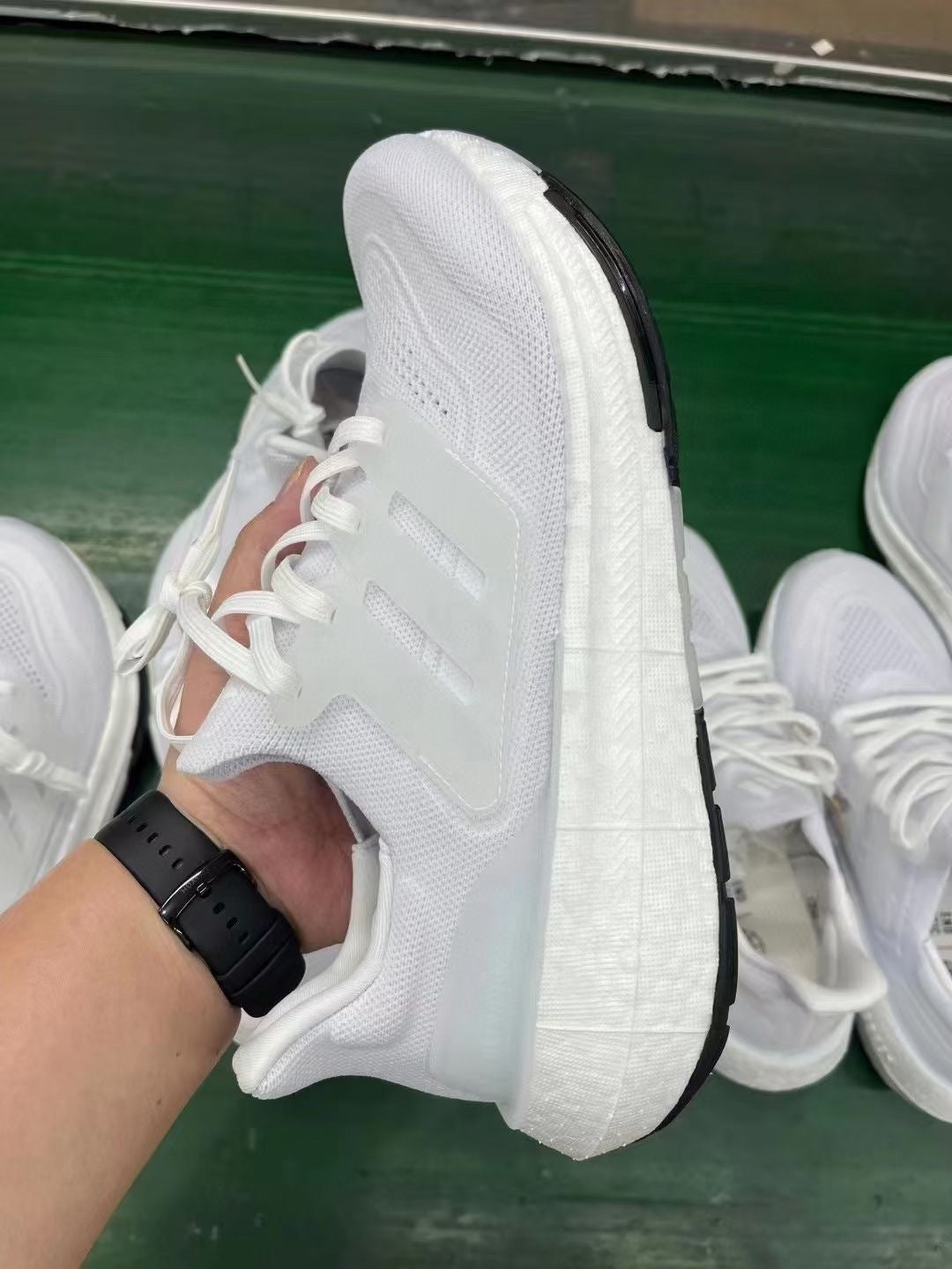 adidas Ultraboost 23 Light Running Shoes, in White and Black GY9350 - product image from the listing.
