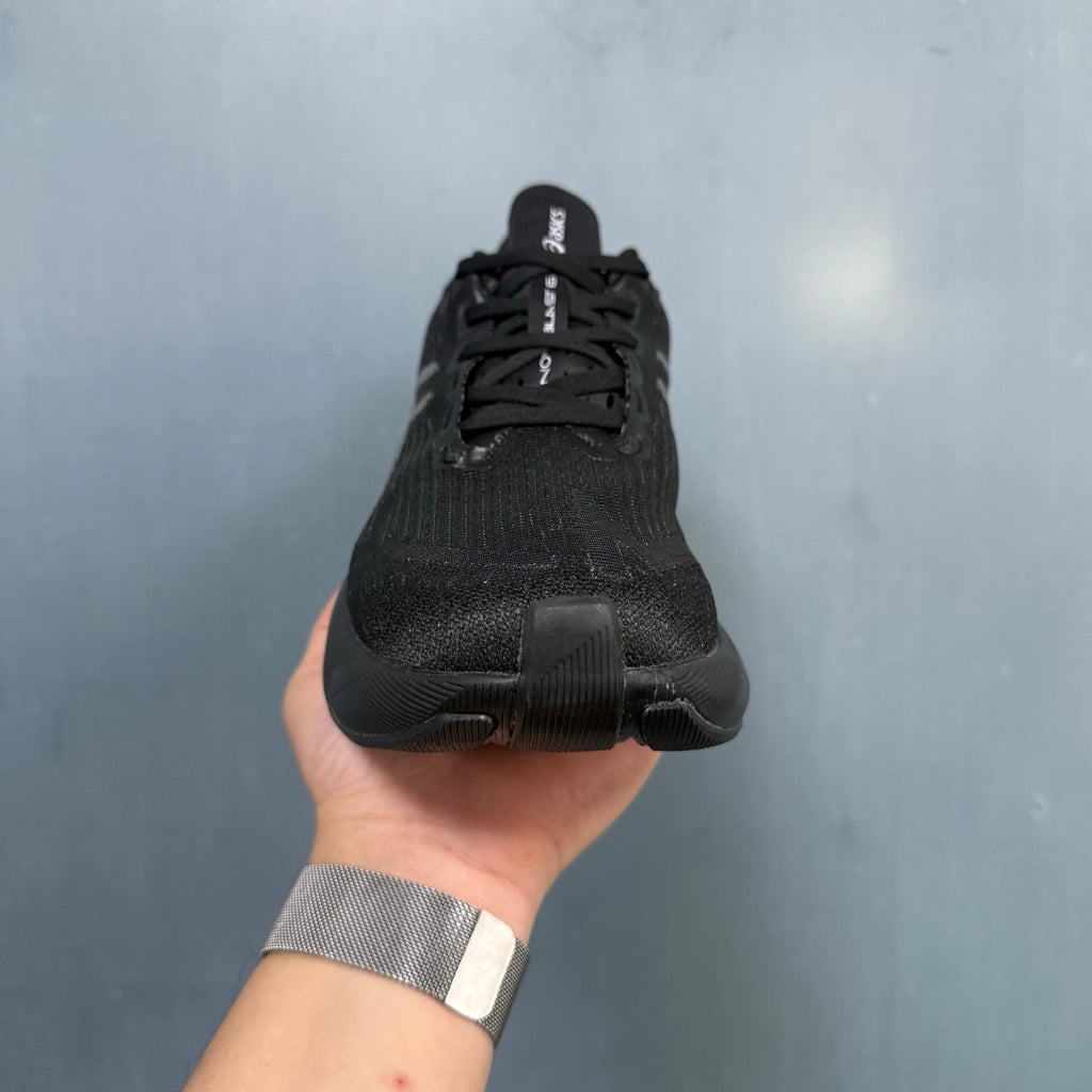 Nike N1 Running Sneakers in Black Knit - product image from the listing.